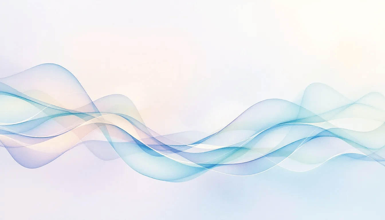 An abstract representation of theta waves in meditation, illustrating powerful healing theta.