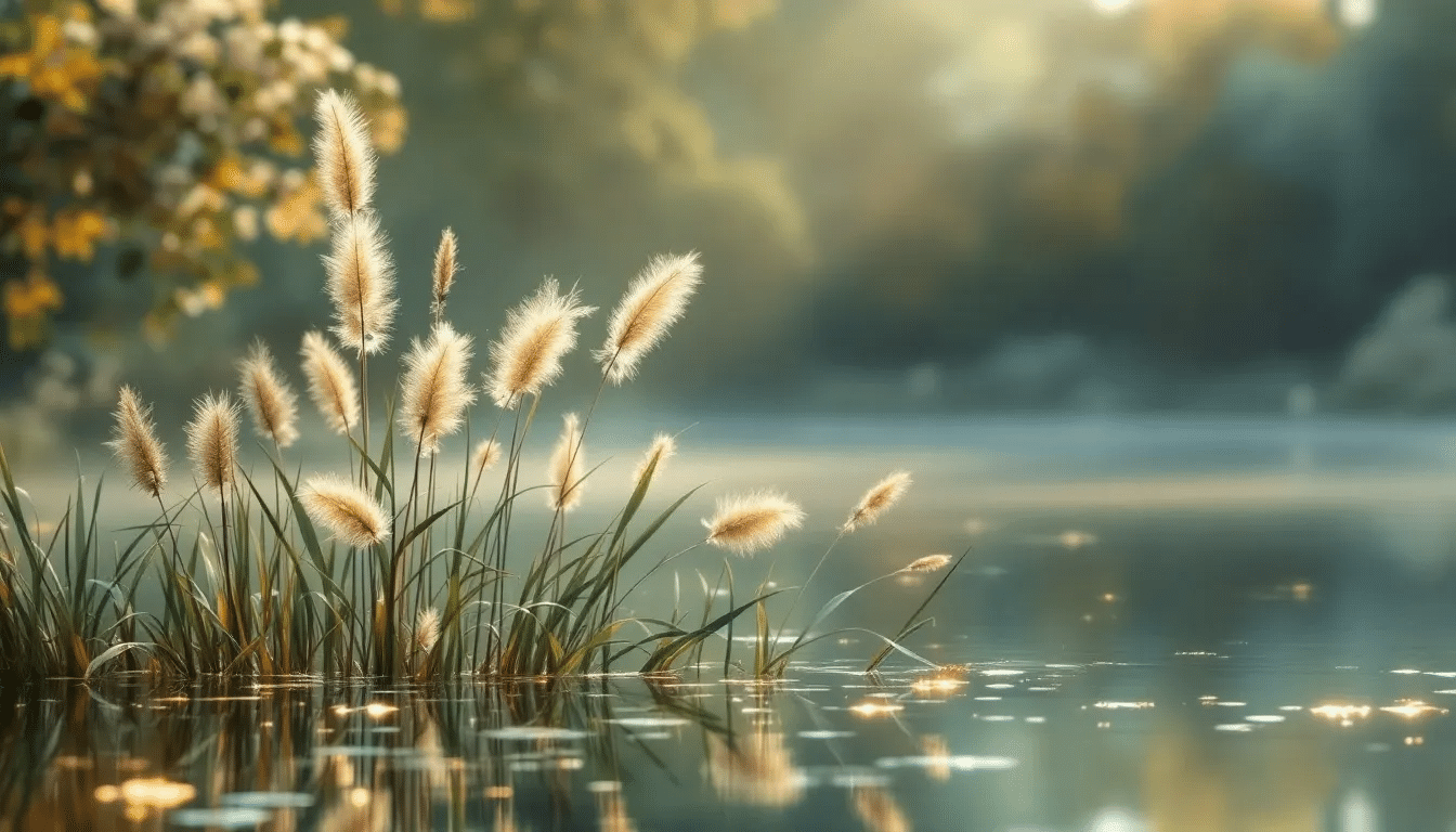 Nature sounds creating a tranquil atmosphere.