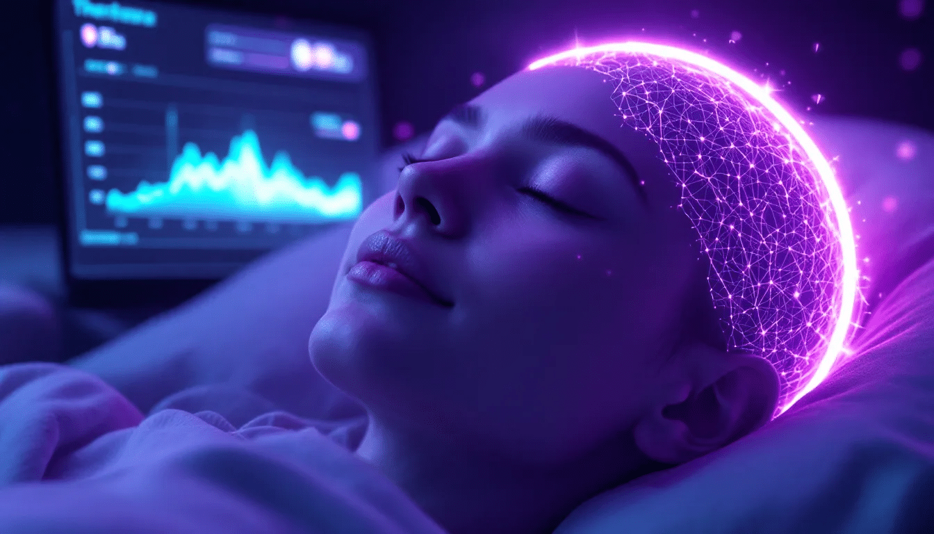 An informative image highlighting the benefits of theta waves for brain health.