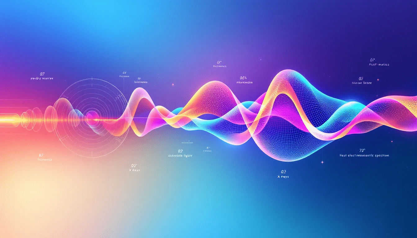 An illustration showing different frequencies and their characteristics.