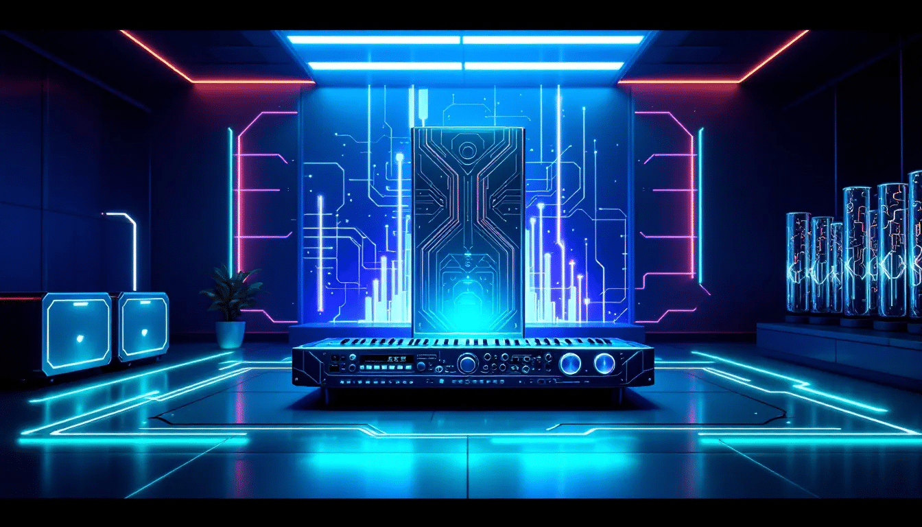 Various features of high-quality sound frequency machines displayed together.