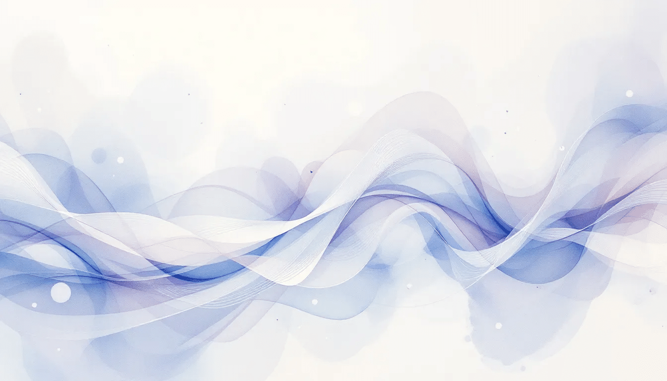 An abstract representation of sound waves illustrating the concept of sound therapy.
