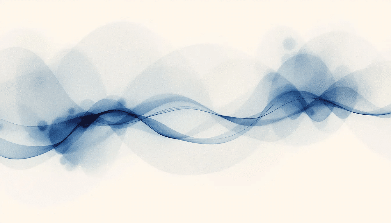 Visualization of the 528Hz frequency represented through sound waves.