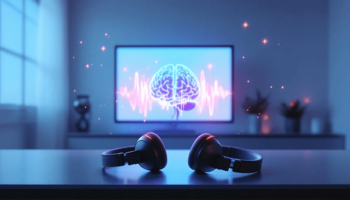 An image illustrating the role of binaural beats in enhancing well-being.