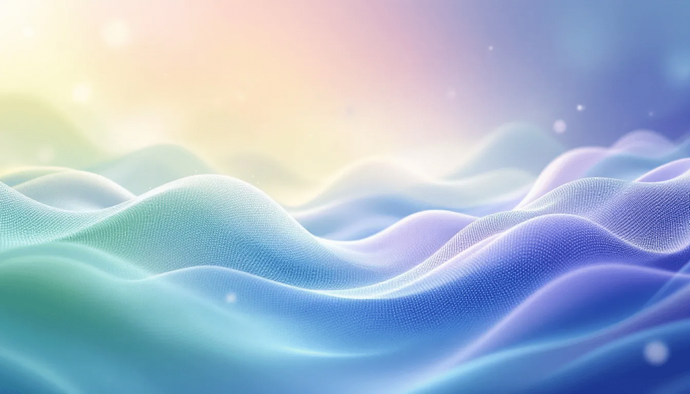 A visual representation of sound frequencies and their effects on healing.