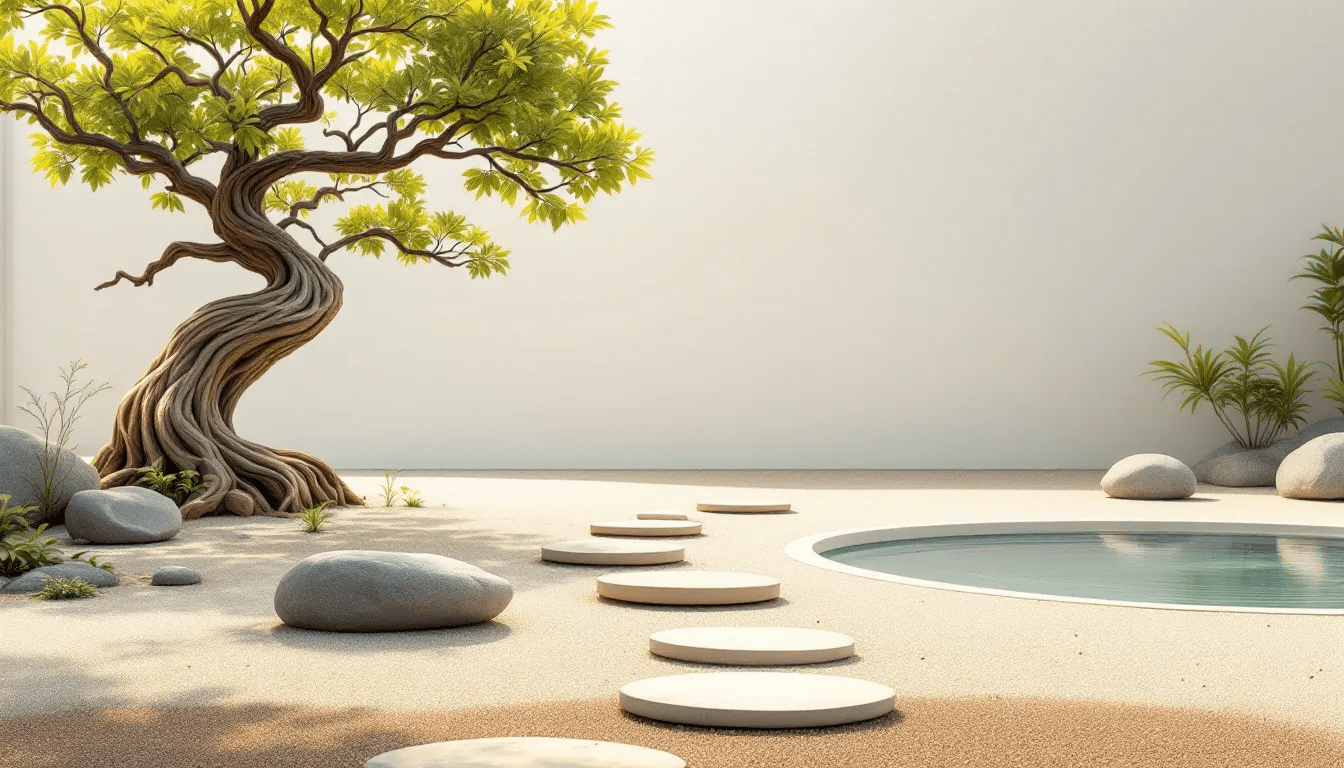 Illustration of enhancing meditation experience with Samsara.