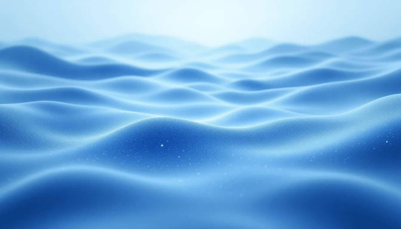 An abstract representation of sound waves at 528 Hz, illustrating the miracle frequency.