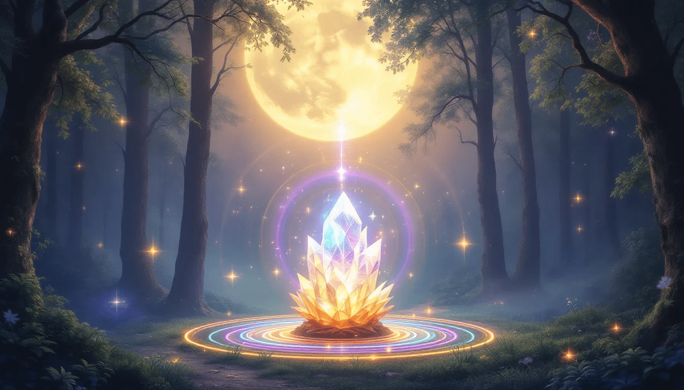 An infographic detailing common healing frequencies and their benefits.