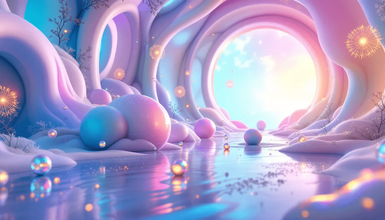 A meditative scene illustrating the concept of positive frequencies.