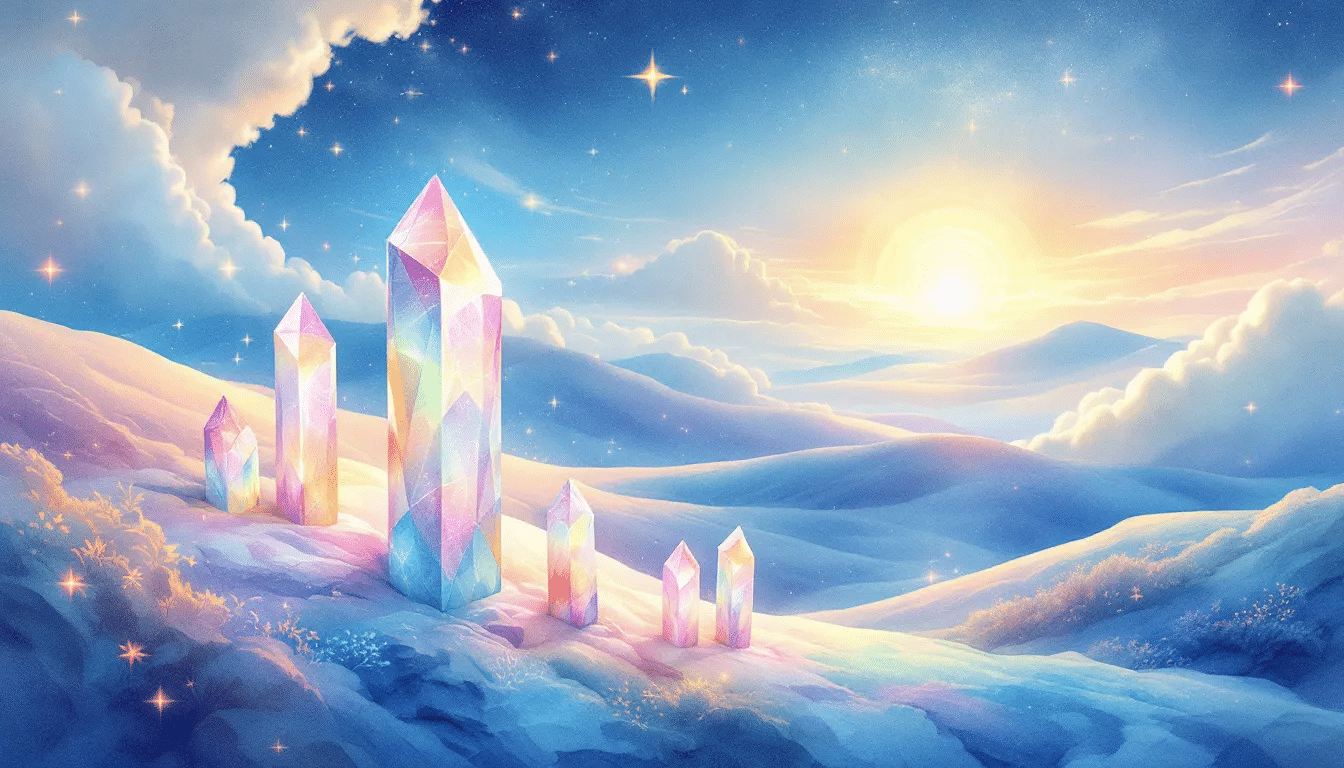 An illustration depicting how healing frequencies work.