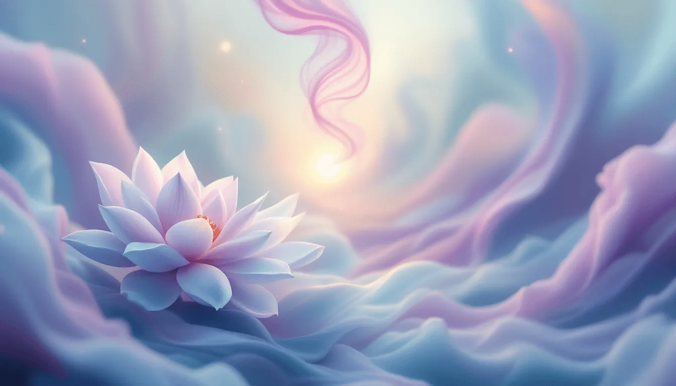 An artistic depiction of chakra frequencies and their balancing effects.