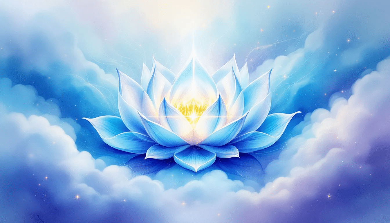 Visualization of the 528Hz frequency, representing the miracle frequency in healing meditation.