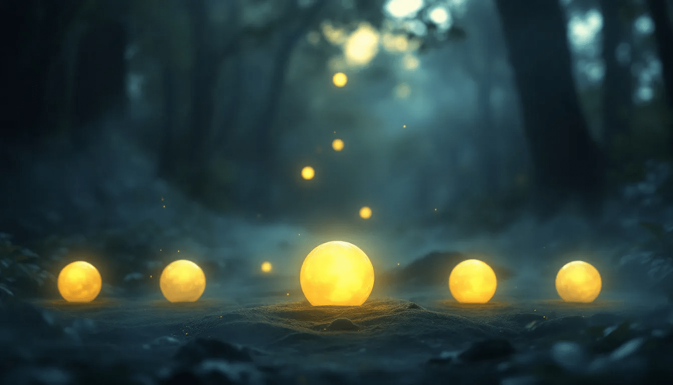 A peaceful meditation scene with chakras aligned and solfeggio frequencies in the background.