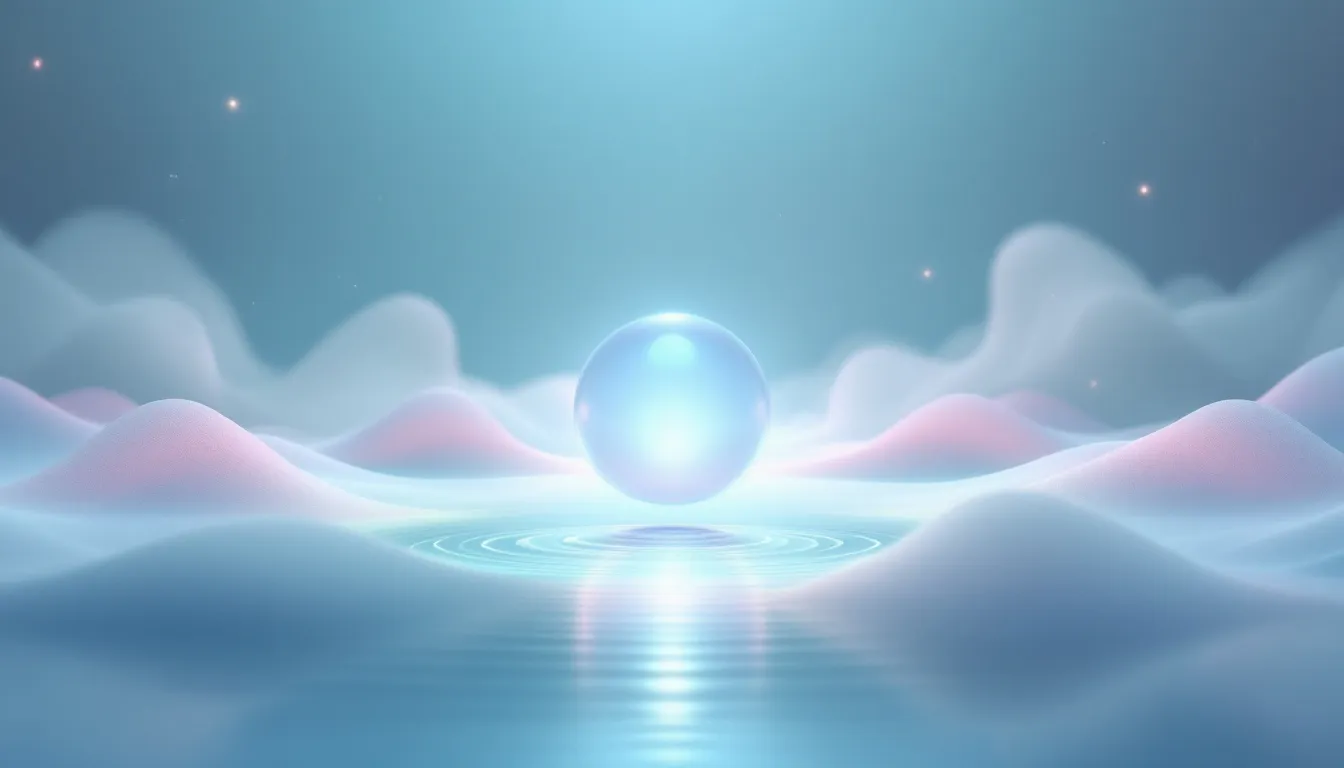 An illustration of meditation music's impact on mental well-being.