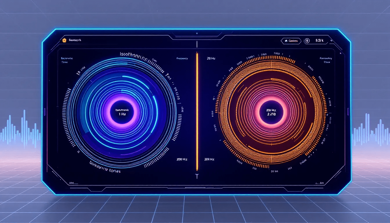 Isochronic Tones vs Binaural Beats: Which Works Best for You? 1 An illustration comparing isochronic tones and binaural beats.