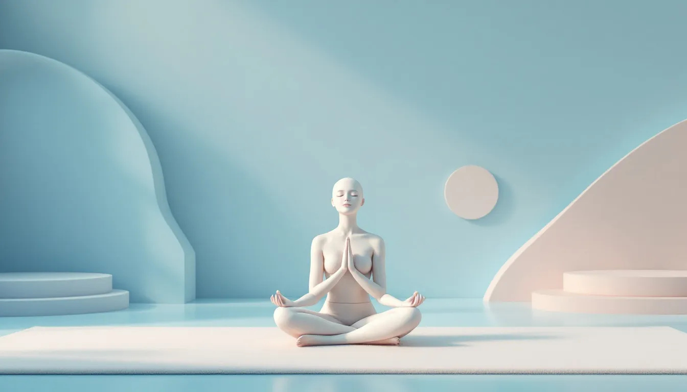 A person deep in self meditation, reflecting and finding inner peace.