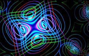 blue and white light sound frequency