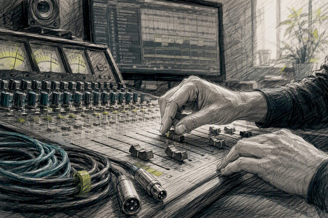 Music licensing for apps: the licence terms that matter 1 Hands adjusting mixer for smooth meditation loops