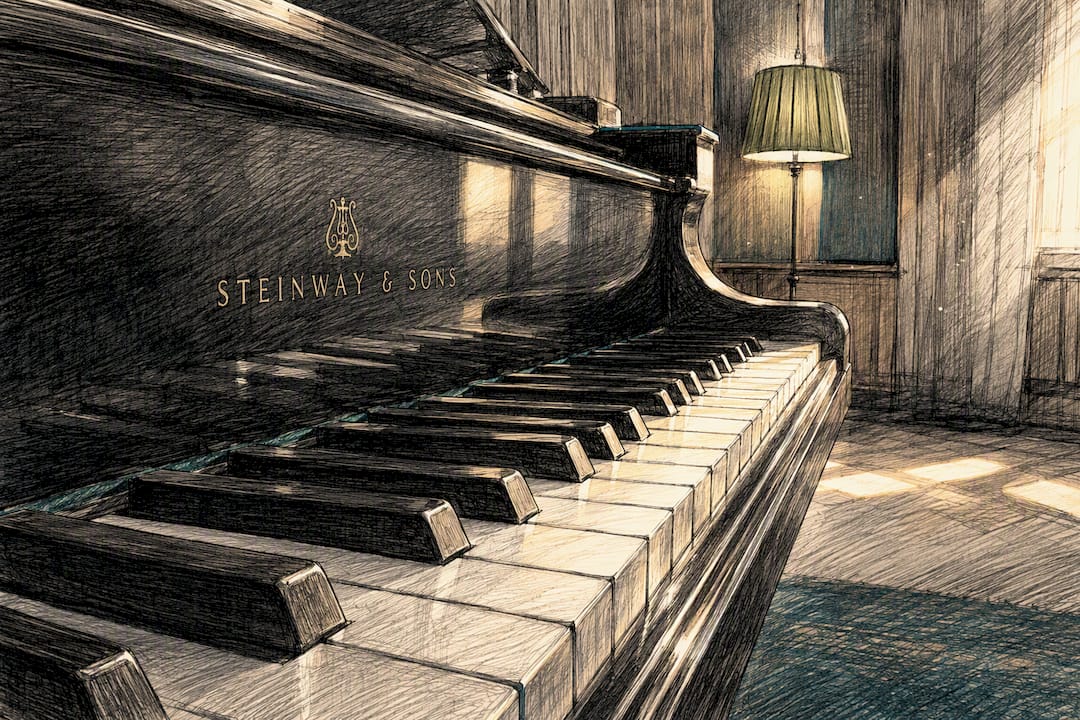The complete Hertz frequency chart for music, healing tones and brainwaves 1 Grand piano keyboard close-up in recording studio