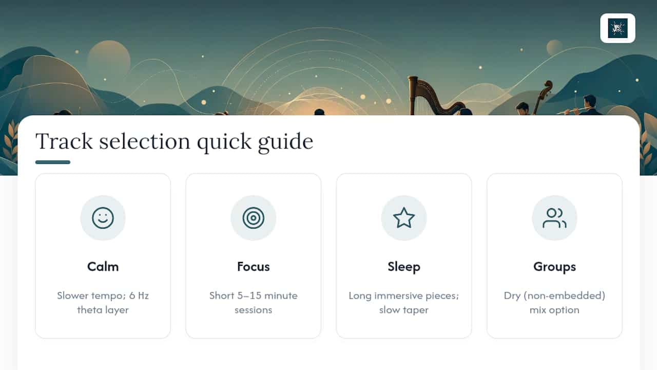 Evidence Backed Live Orchestra Meditation: 5–15 Min for Practitioners 2 Track choices matched to meditation goals