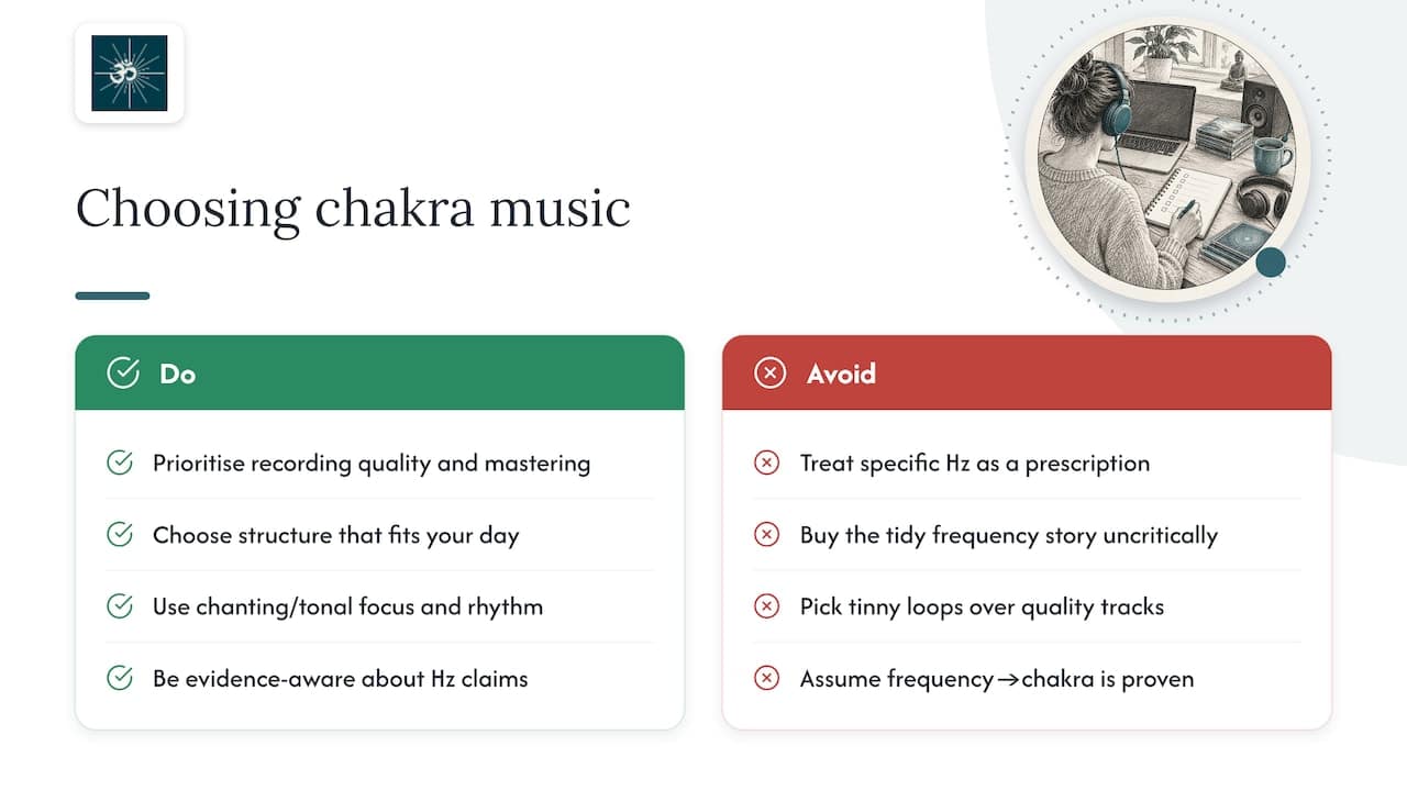 My honest view on chakra music and the hype around it — overview diagram