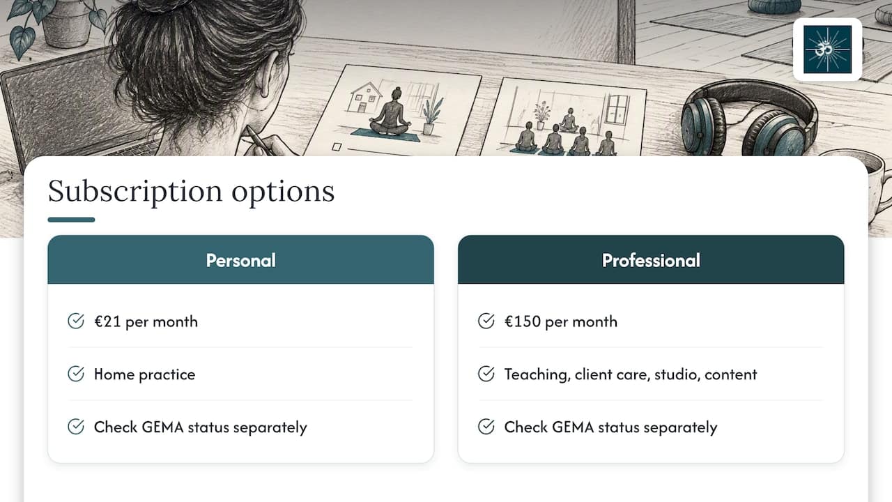 GEMA-free meditation music: what German studios need to know 2 Personal and professional music licence comparison