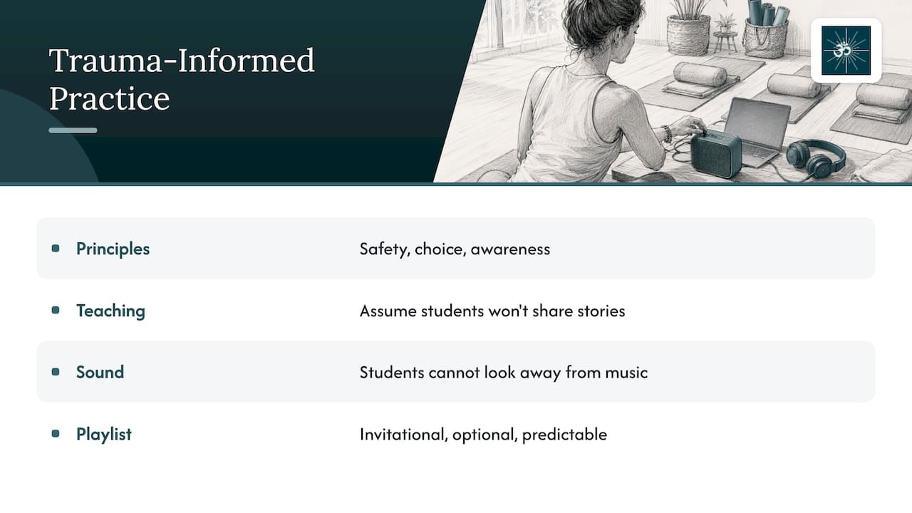 What "trauma-informed" actually asks of you — overview diagram